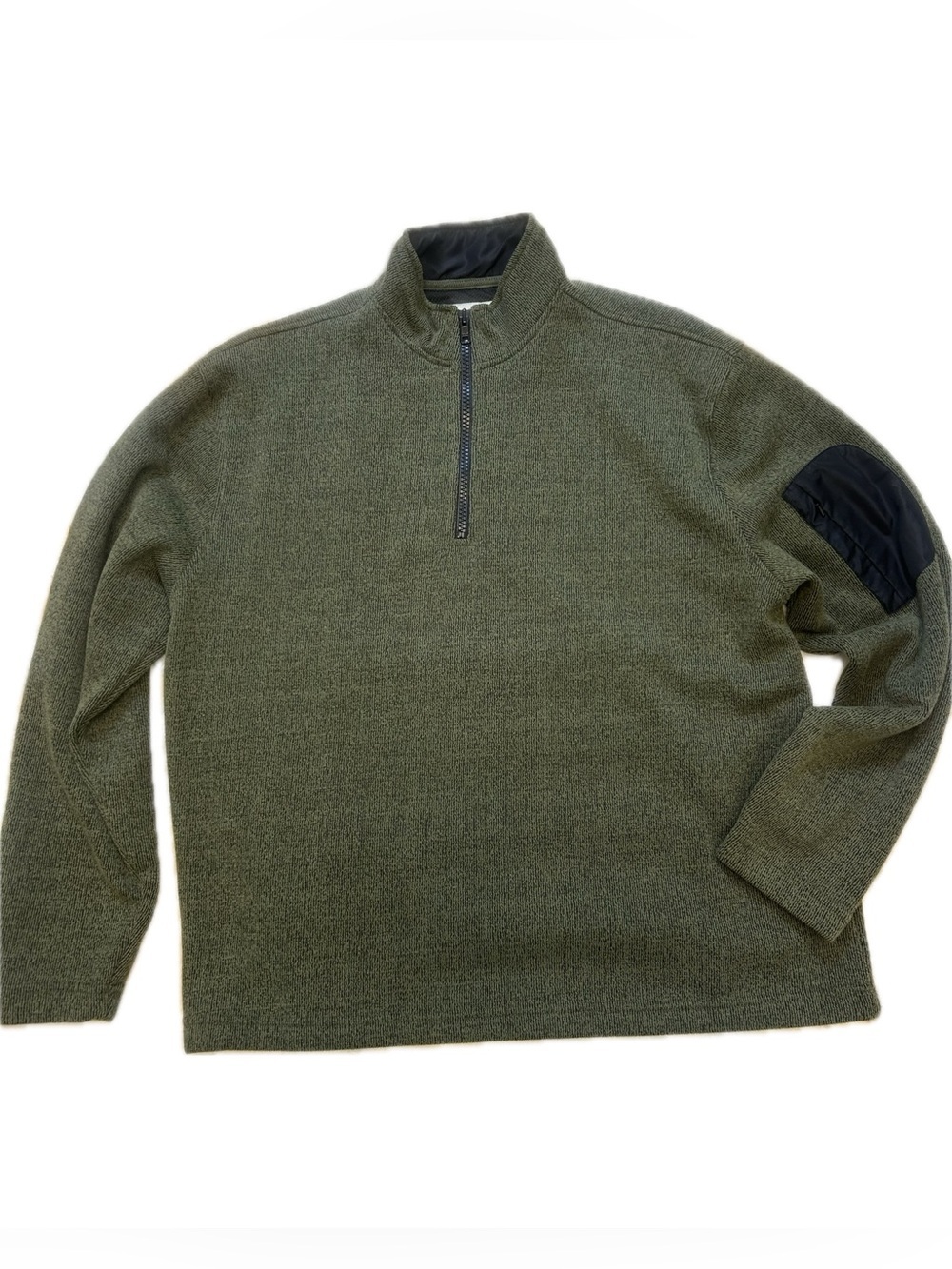 Orvis Men’s Casual Outdoor 1/4 Zip Fleece Lined Pullover with Sleeve Pocket XXL